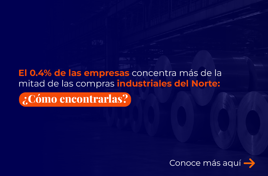 El 0.4% de las empresas concentra más de la mitad de las compras industriales del Norte: cómo encontrarlas?