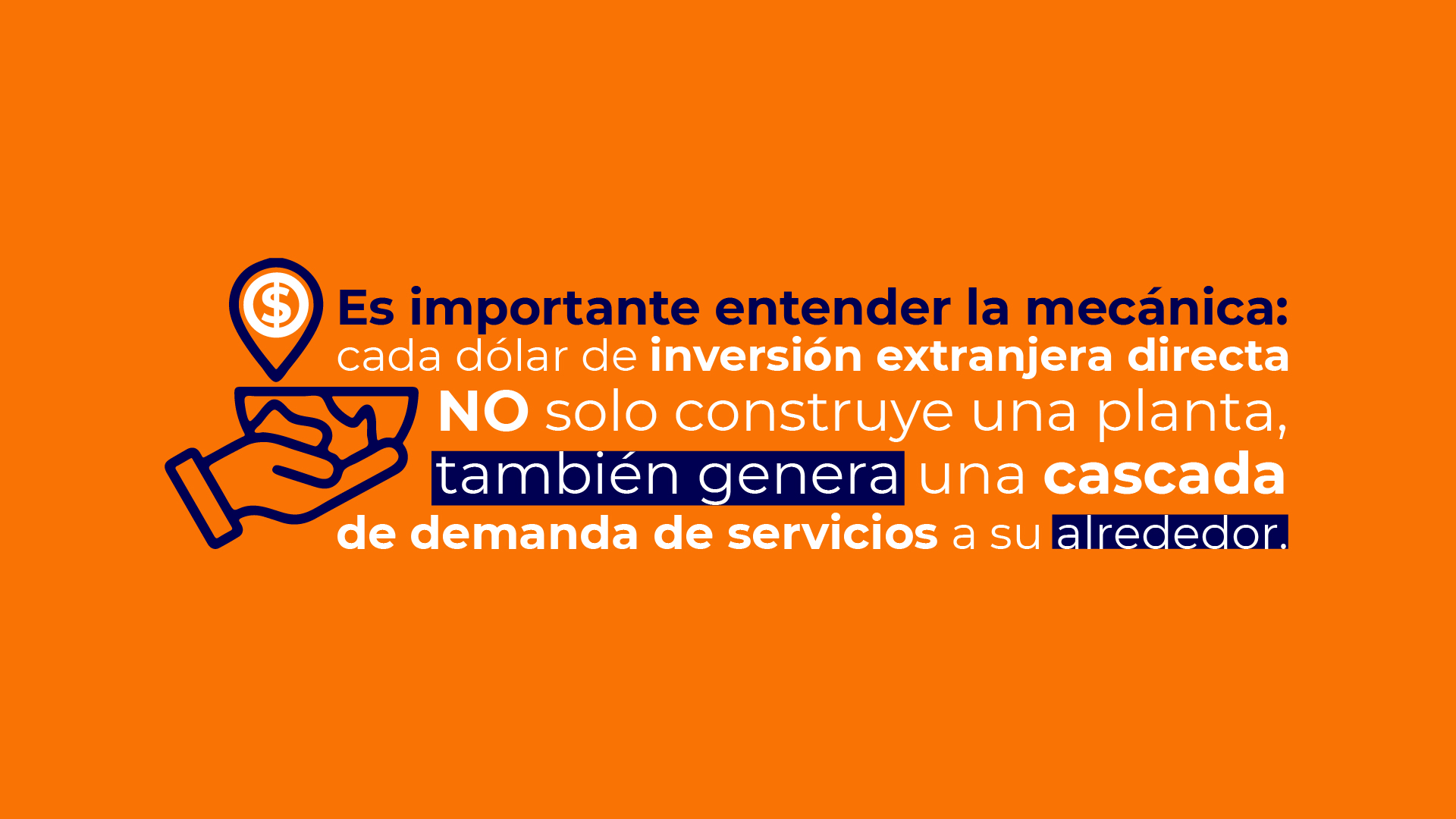 La inversión extranjera directa genera una cascada de demanda de servicios alrededor de nuevas plantas industriales.